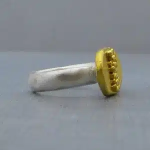 Solid 24 karat gold ring