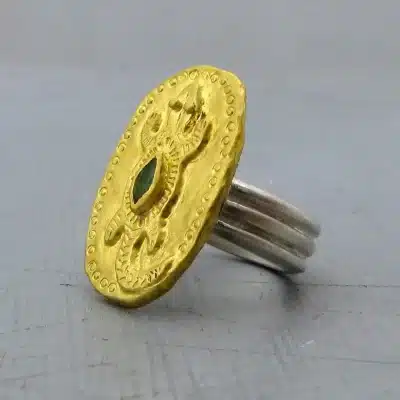 Lizard Gold Ring