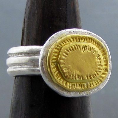 oval 22k gold ring