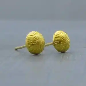 24k gold dangle ethnic earrings