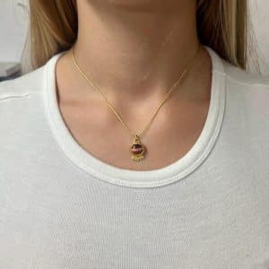 Mexican Opal 24 Karat Pendant