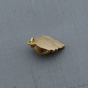 Ceylon Moonstone & 24k gold pendant